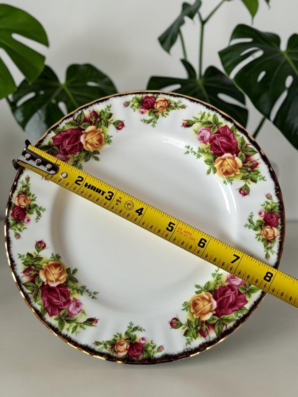 Set of Two Royal Albert Old Country Roses Salad Plate 8 inch. - Picture 9 of 9